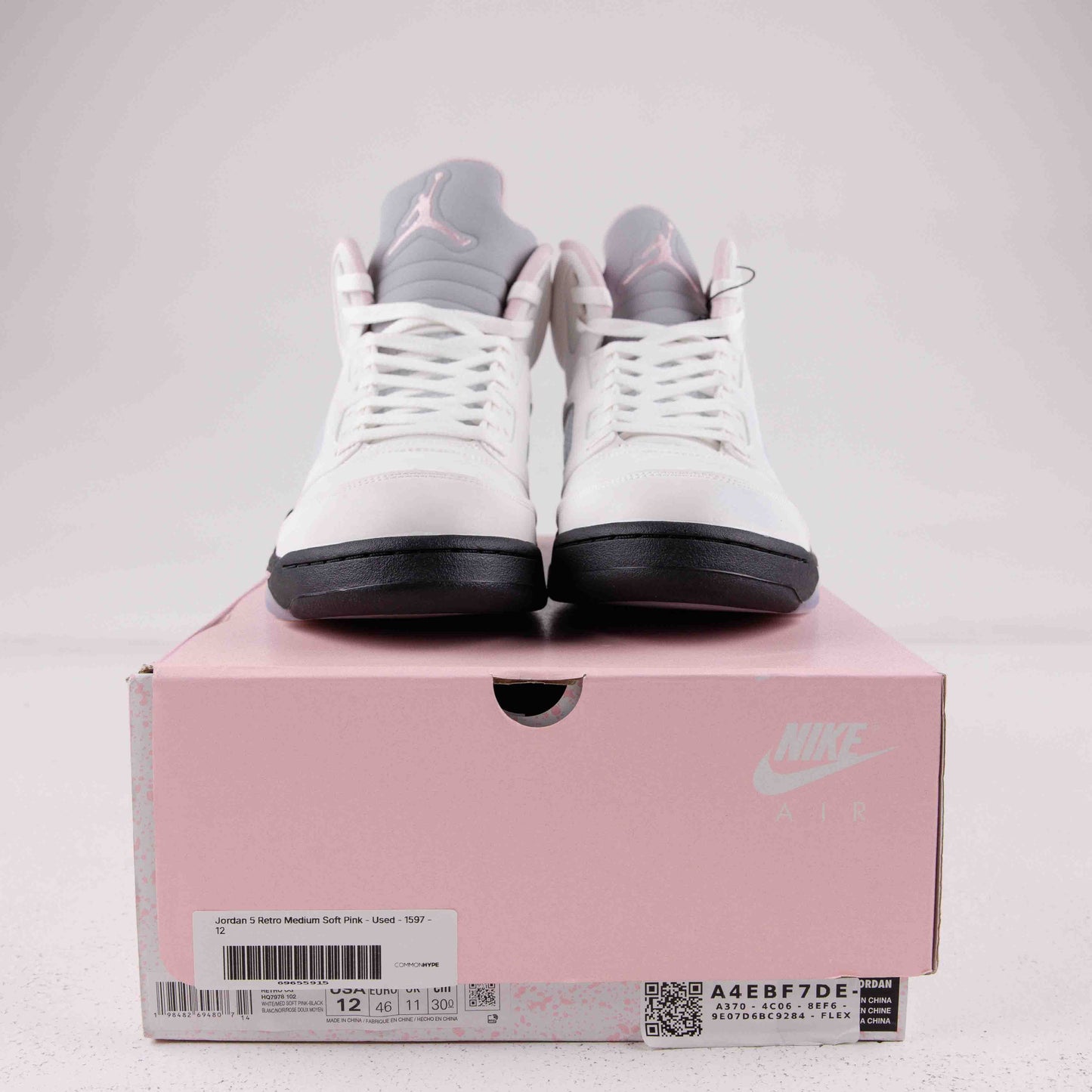 Jordan 5 Retro Medium Soft Pink - Used - 1597