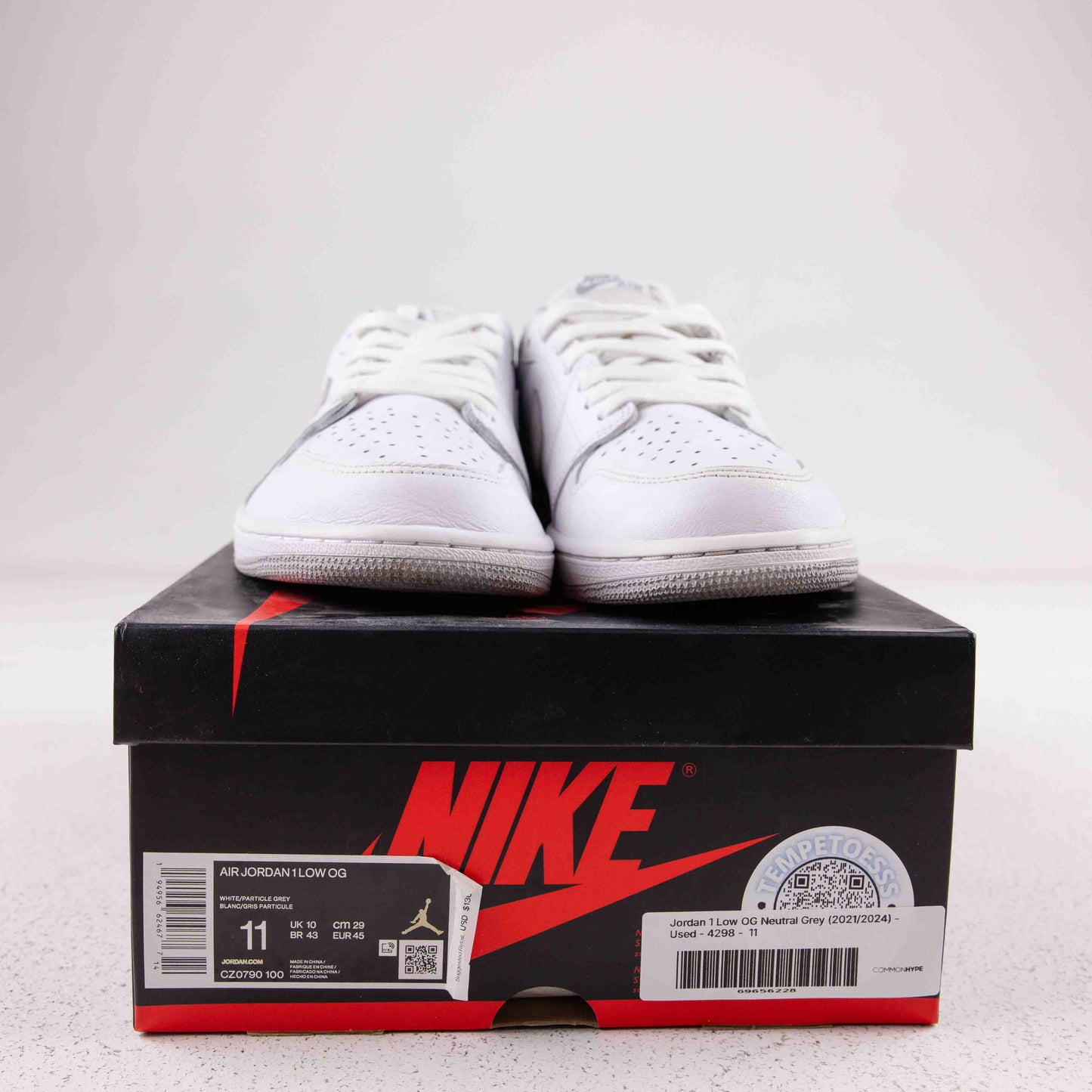 Jordan 1 Low OG Neutral Grey (2021/2024) - Used - 4298