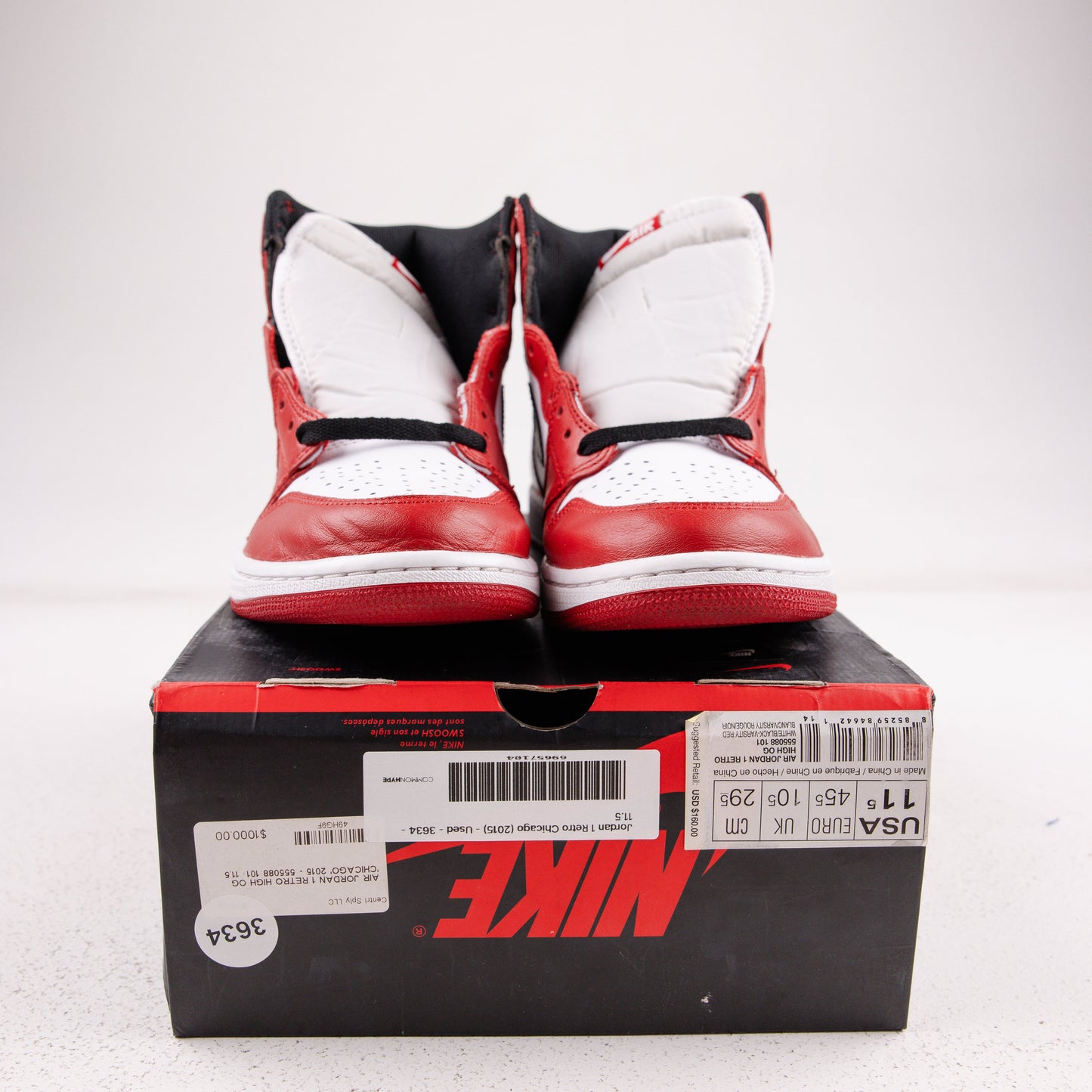 Jordan 1 Retro Chicago (2015) - Used - 3634