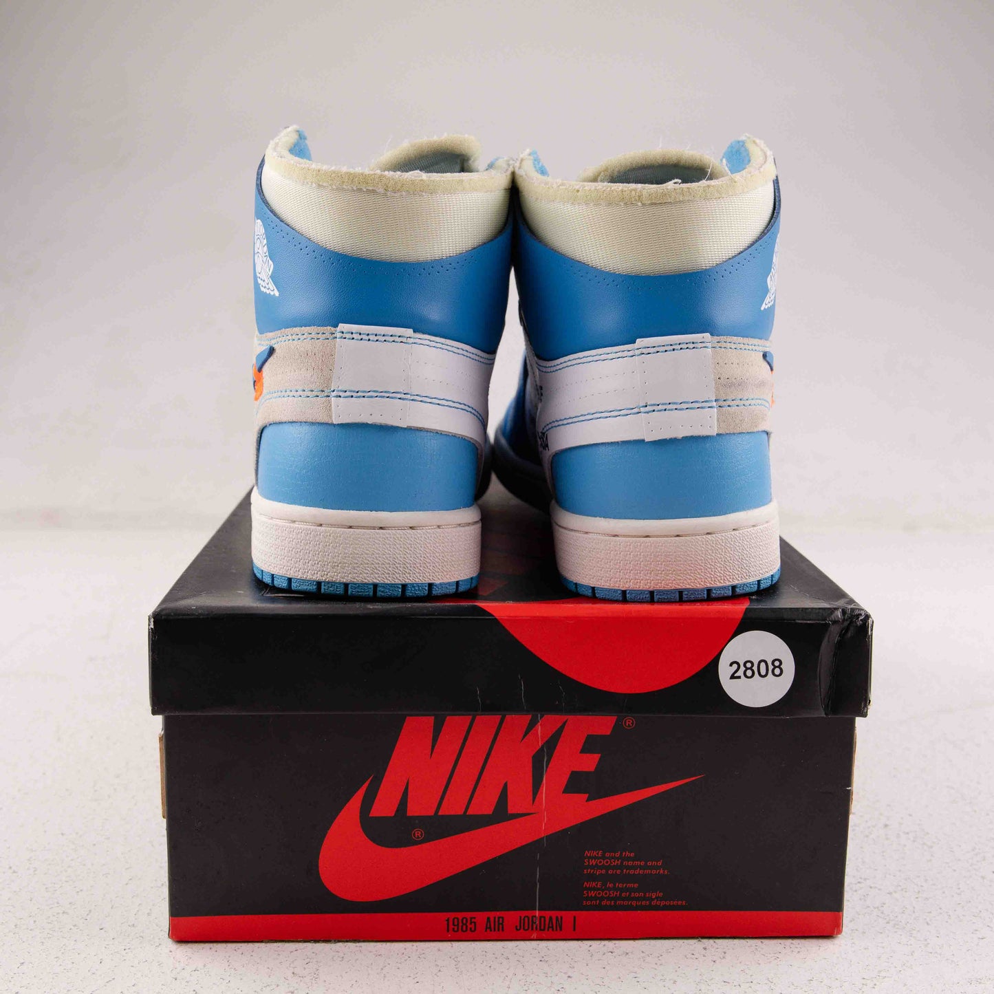 Jordan 1 Retro High Off-White University Blue - Used - 2808