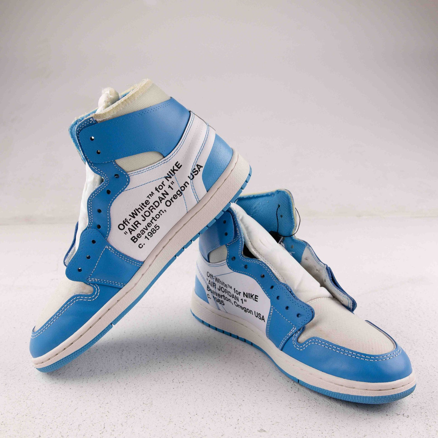 Jordan 1 Retro High Off-White University Blue - Used - 2808