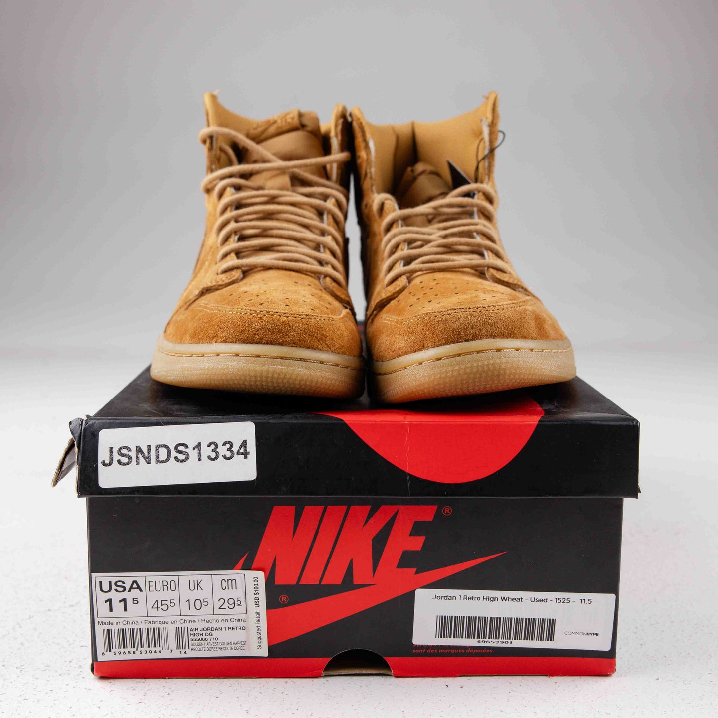 Jordan 1 Retro High Wheat - Used - 1525